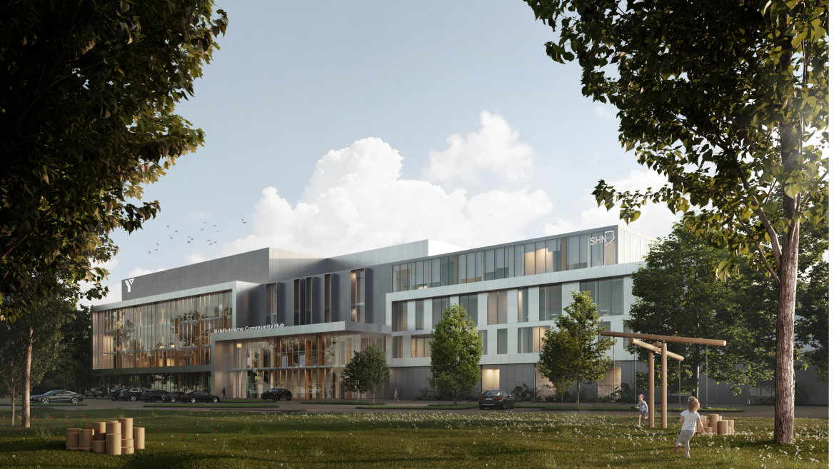 Rendering of how Bridletowne Neighbourhood Centre in Scarborough will look